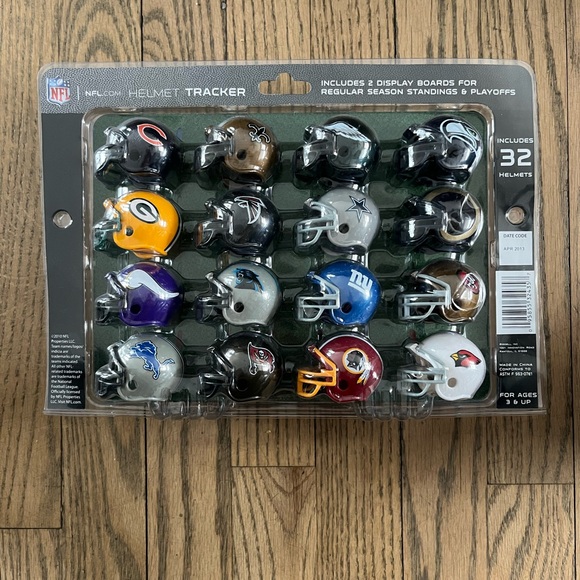 NFL Helmet Tracker Set - Multi-Color - Picture 2 of 2